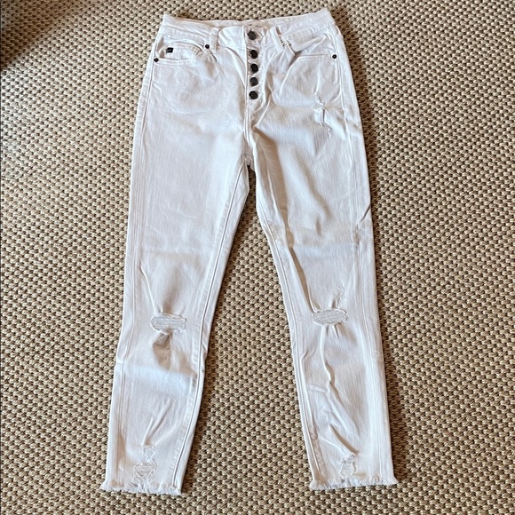 Kancan | White High-Waisted Jeans - Picture 1 of 4